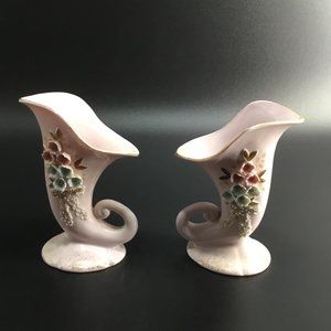 Kalk German Porcelain Romantic Chic Vases